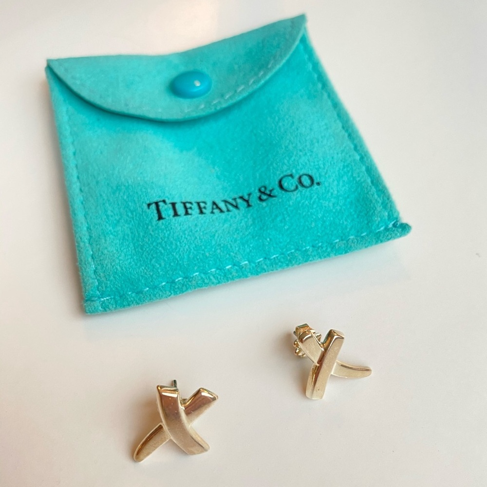 Tiffany & Co. Paloma Picasso X Earrings in silver